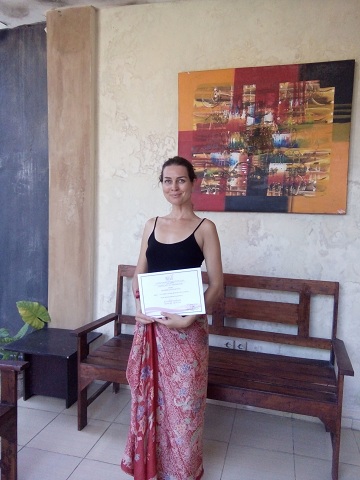 Reeva Bali Spa School Student